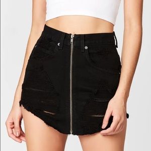 LF carmar denim skirt